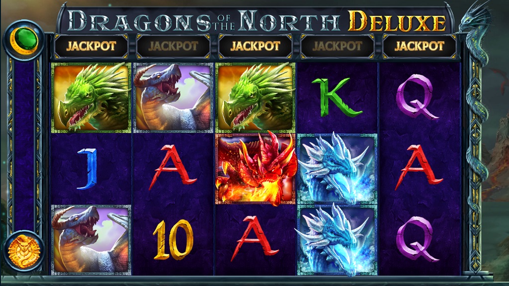 Скриншот слота Dragons Of The North Deluxe от PariPlay