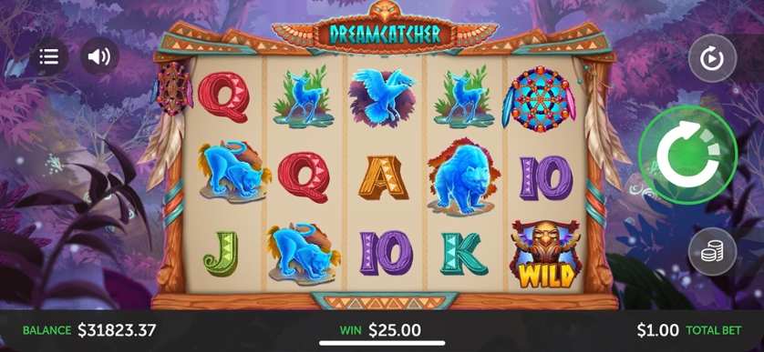 Скриншот слота Игра Dream Catcher от Evolution Gaming