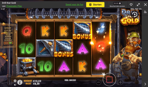 Скриншот слота Drill that Gold от Pragmatic Play