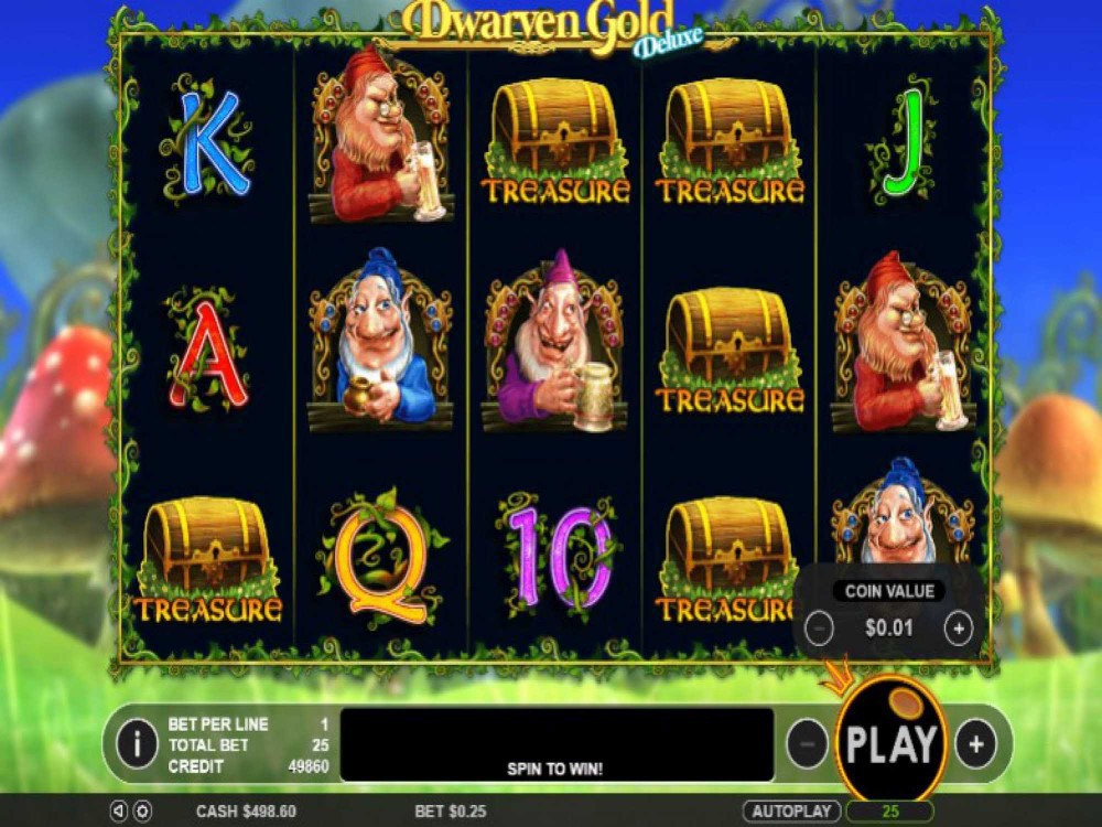 Скриншот слота Dwarven Gold Deluxe от Pragmatic Play