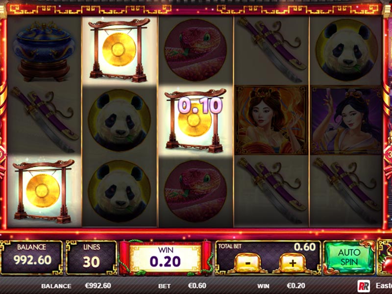 Скриншот слота Eastern Goddesses от Red Rake Gaming