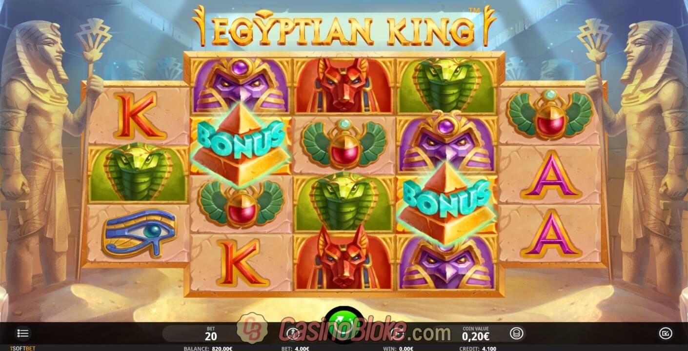 Скриншот слота Egyptian King от iSoftBet