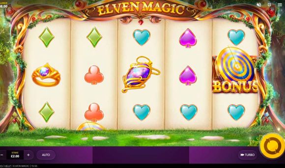 Скриншот слота Elven Magic от Red Tiger Gaming