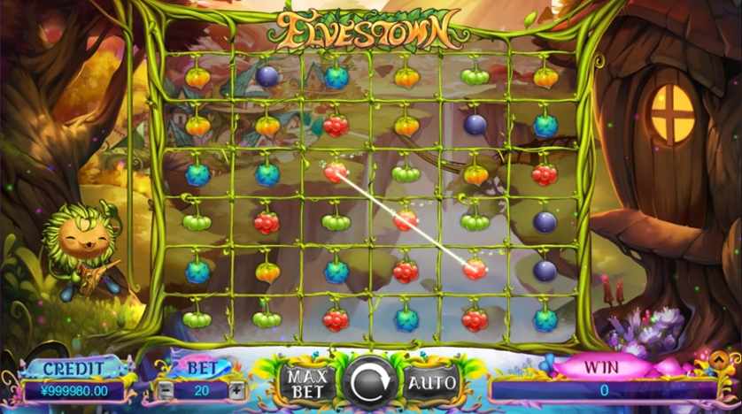 Скриншот слота Elves Town от Funta Gaming