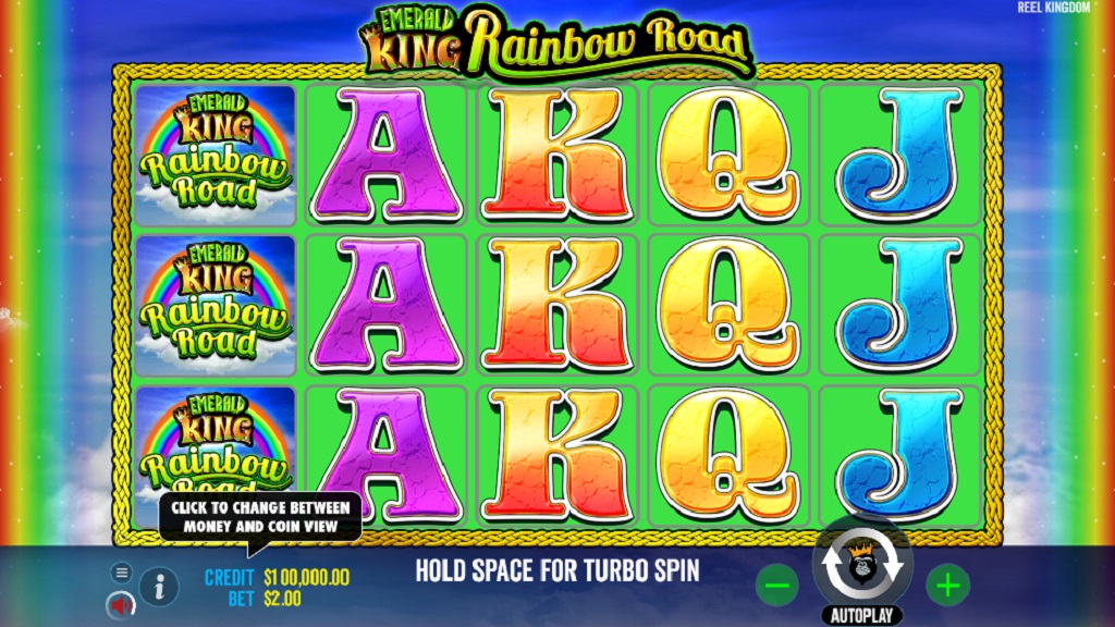 Скриншот слота Emerald King Rainbow Road от Pragmatic Play