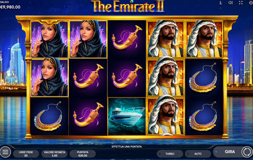 Скриншот слота Emirate II от Endorphina