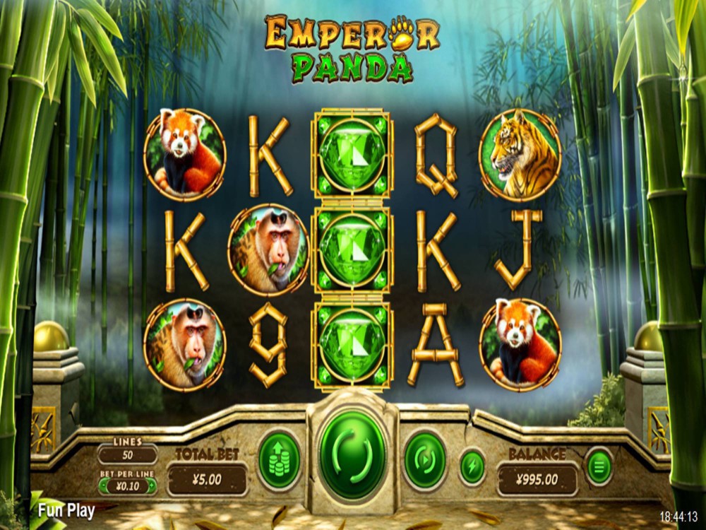Скриншот слота Emperor Panda от Real Time Gaming