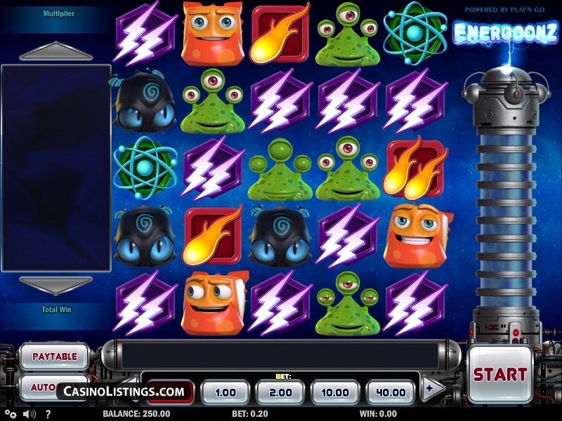 Скриншот слота Energoonz от Play'n GO