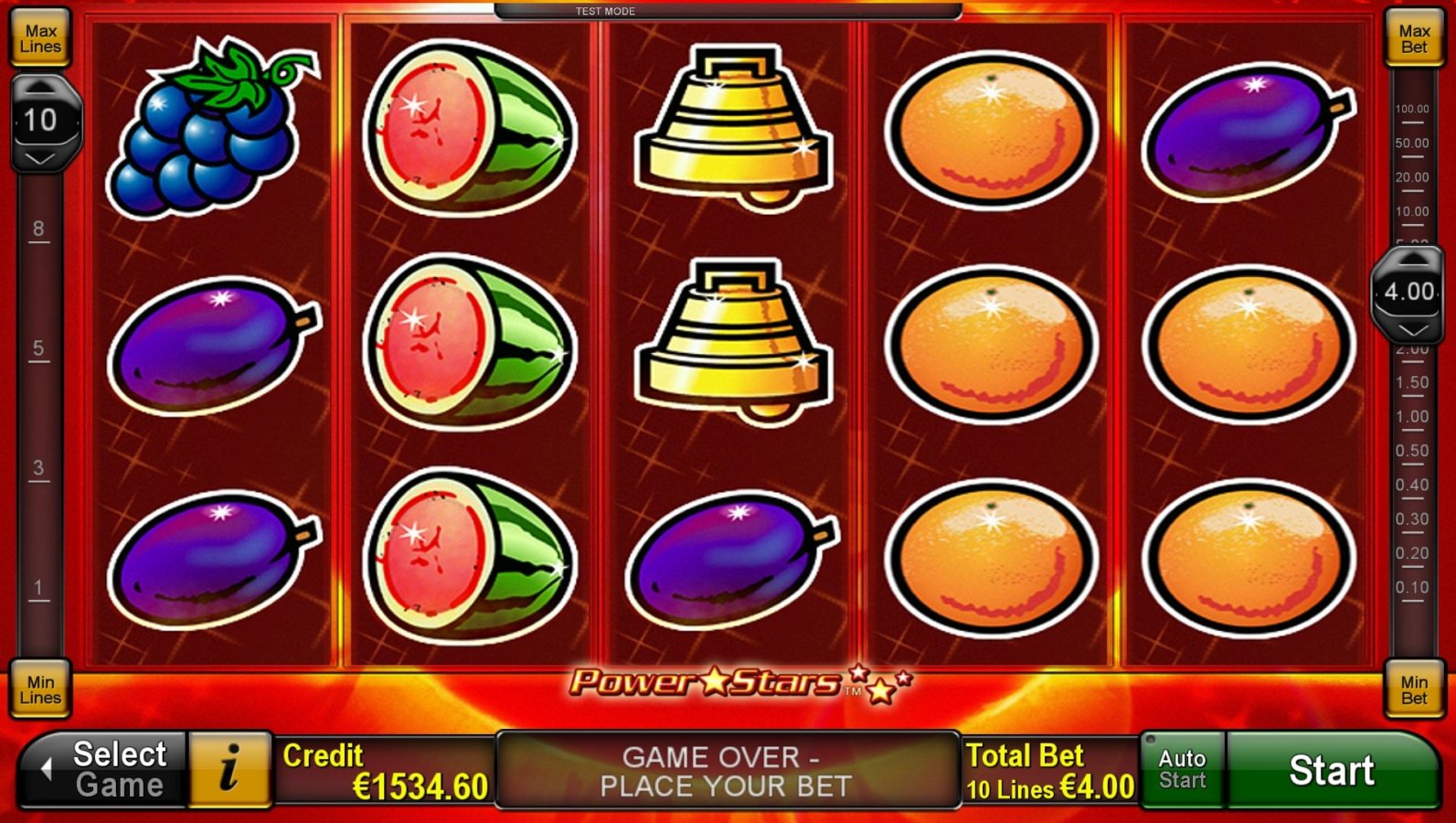 Скриншот слота Energy Stars от BF Games