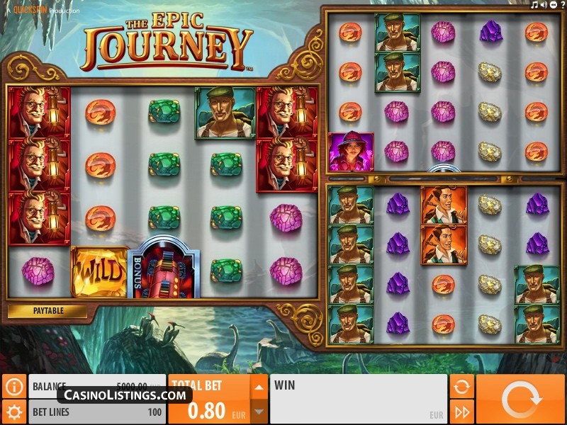 Скриншот слота Epic Journey от Red Tiger Gaming