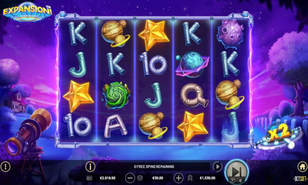 Скриншот слота Expansion! от Betsoft