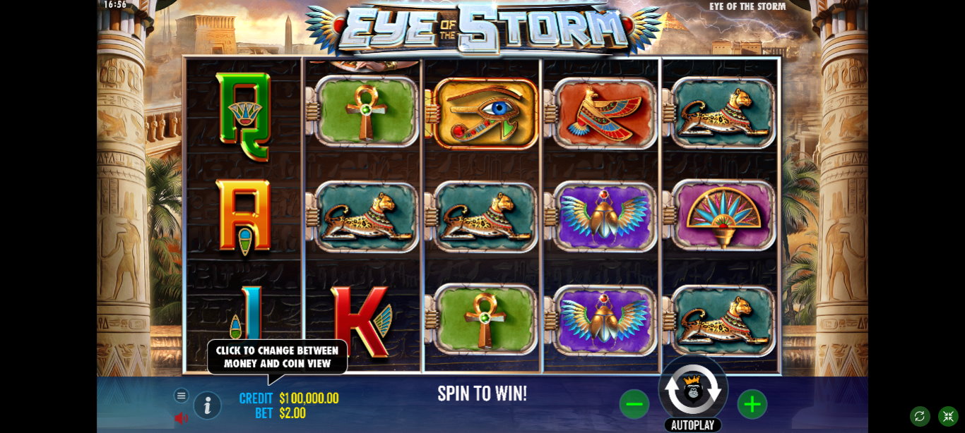 Скриншот слота Eye of the Storm от Pragmatic Play