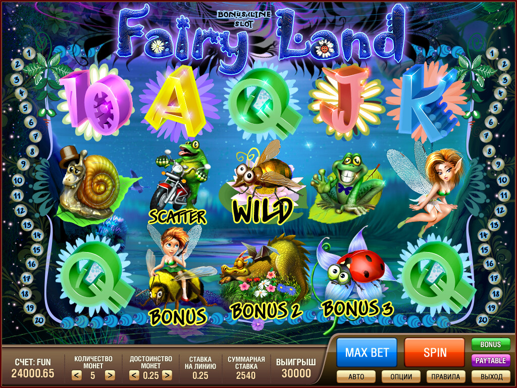 Скриншот слота Fairy Land от Portomaso Gaming