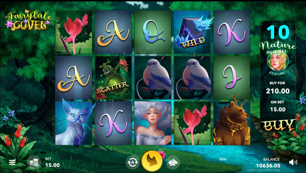 Скриншот слота Fairytale Coven от Mascot Gaming