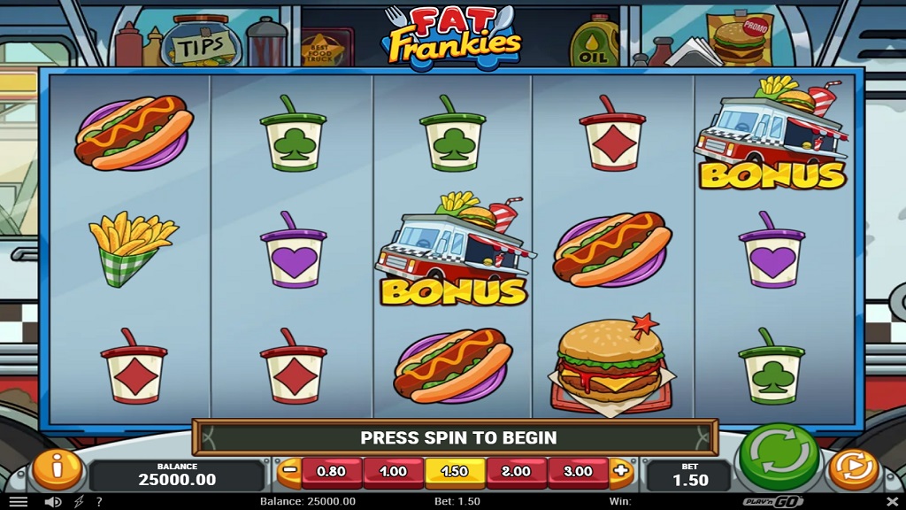 Скриншот слота Fat Frankies от Play'n GO