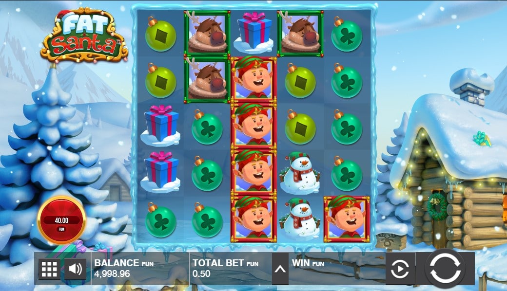 Скриншот слота Fat Santa от Push Gaming