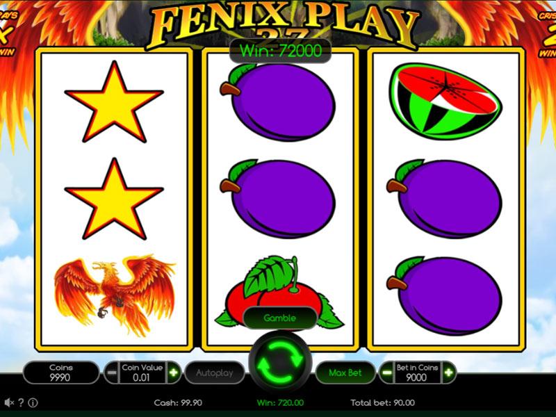 Скриншот слота Fenix Play 27 от Wazdan