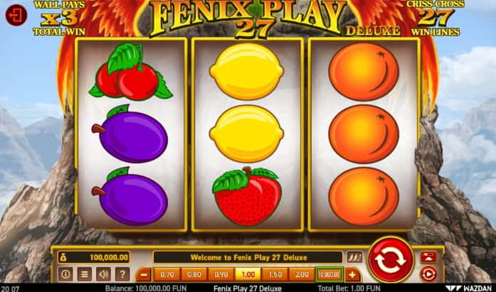 Скриншот слота Fenix Play 27 Deluxe от Wazdan