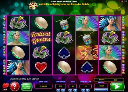 Скриншот слота Festival Queens от 2by2 Gaming