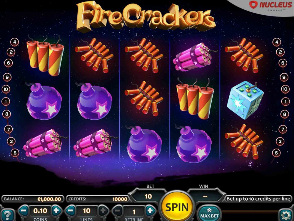 Скриншот слота Firecrackers от Nucleus Gaming