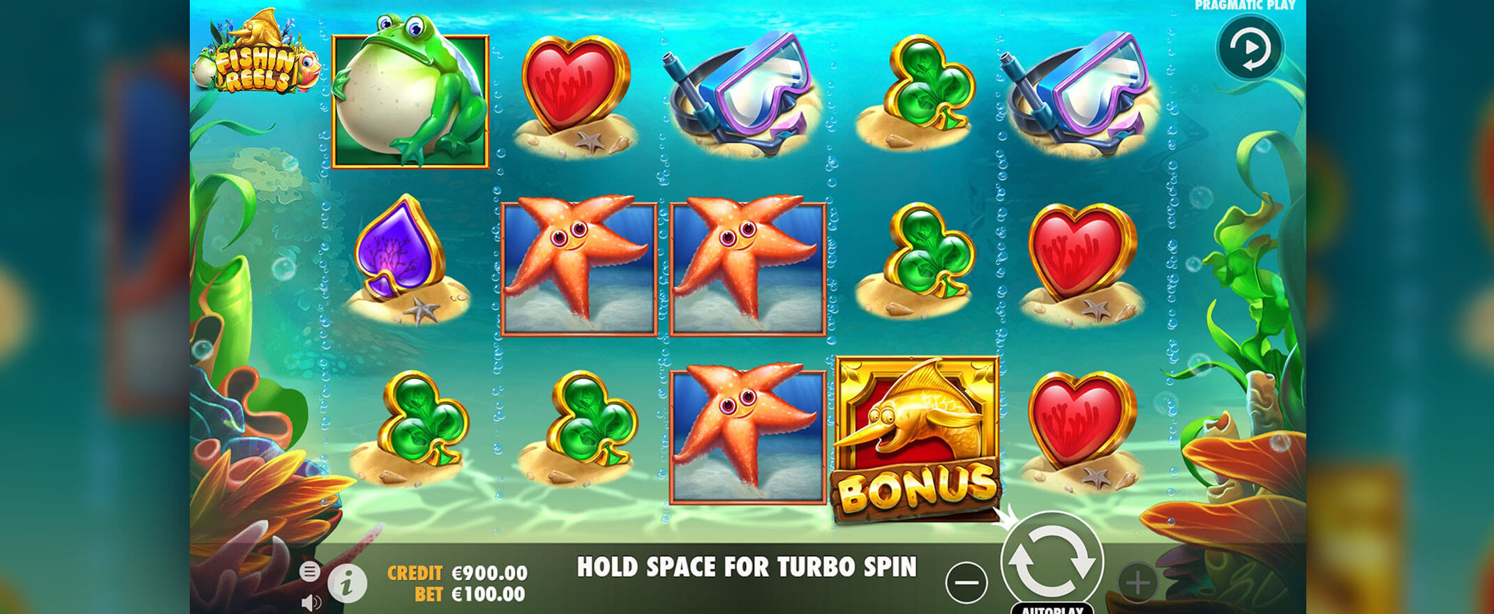 Скриншот слота Fishin Reels от Pragmatic Play