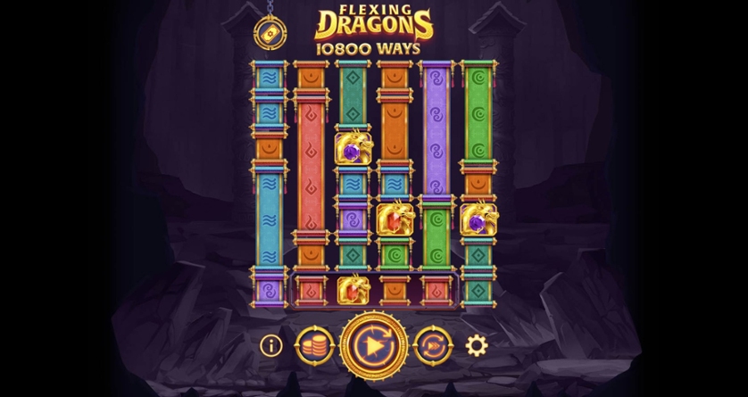 Скриншот слота Flexing Dragons от OneTouch