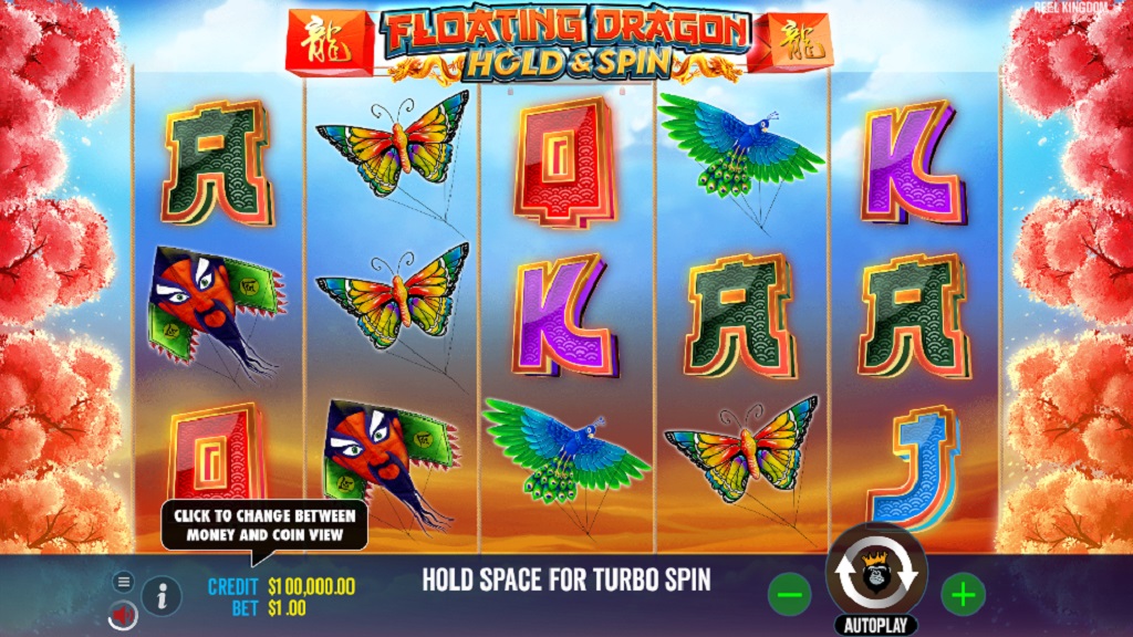 Скриншот слота Floating Dragon Hold and Spin от Pragmatic Play