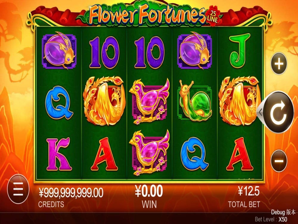 Скриншот слота Flower Fortunes от Fantasma Games