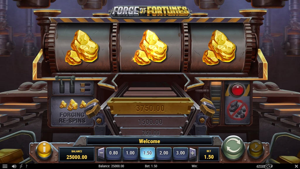 Скриншот слота Forge of Fortunes от Play'n GO