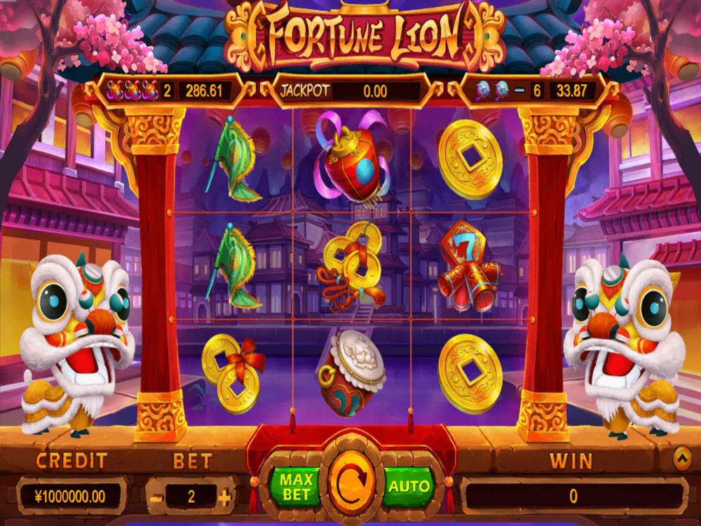 Скриншот слота Fortune Lion от SimplePlay
