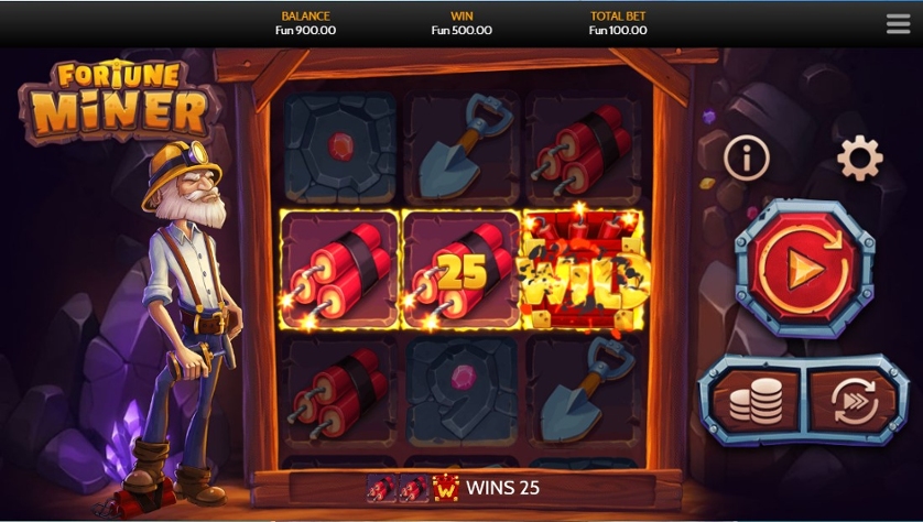 Скриншот слота Fortune Miner от OneTouch