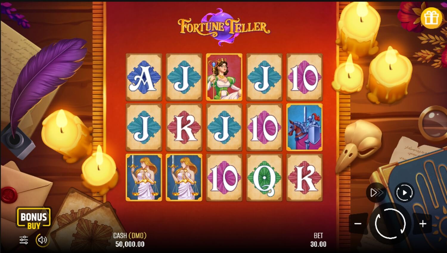 Скриншот слота Fortune Telling от Play'n GO