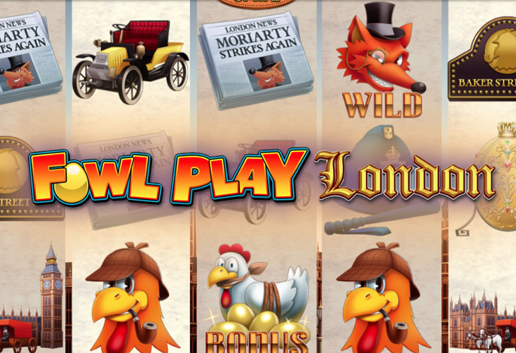 Скриншот слота Fowl Flay London: Игровой автомат от WMG