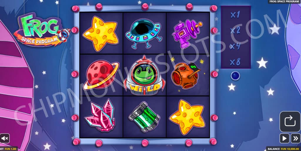 Скриншот слота Frog Space Program от GameBeat