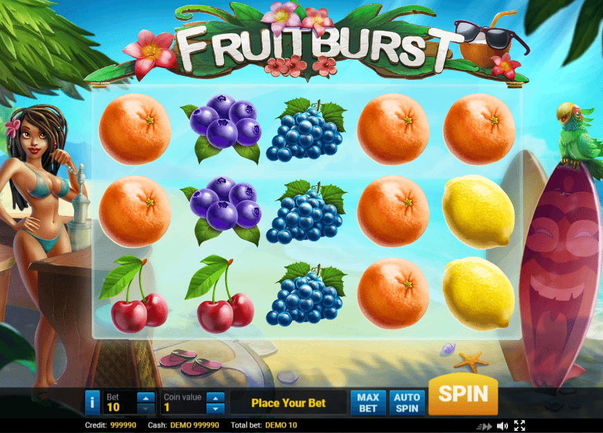 Скриншот слота Fruit Burst от Evoplay Entertainment