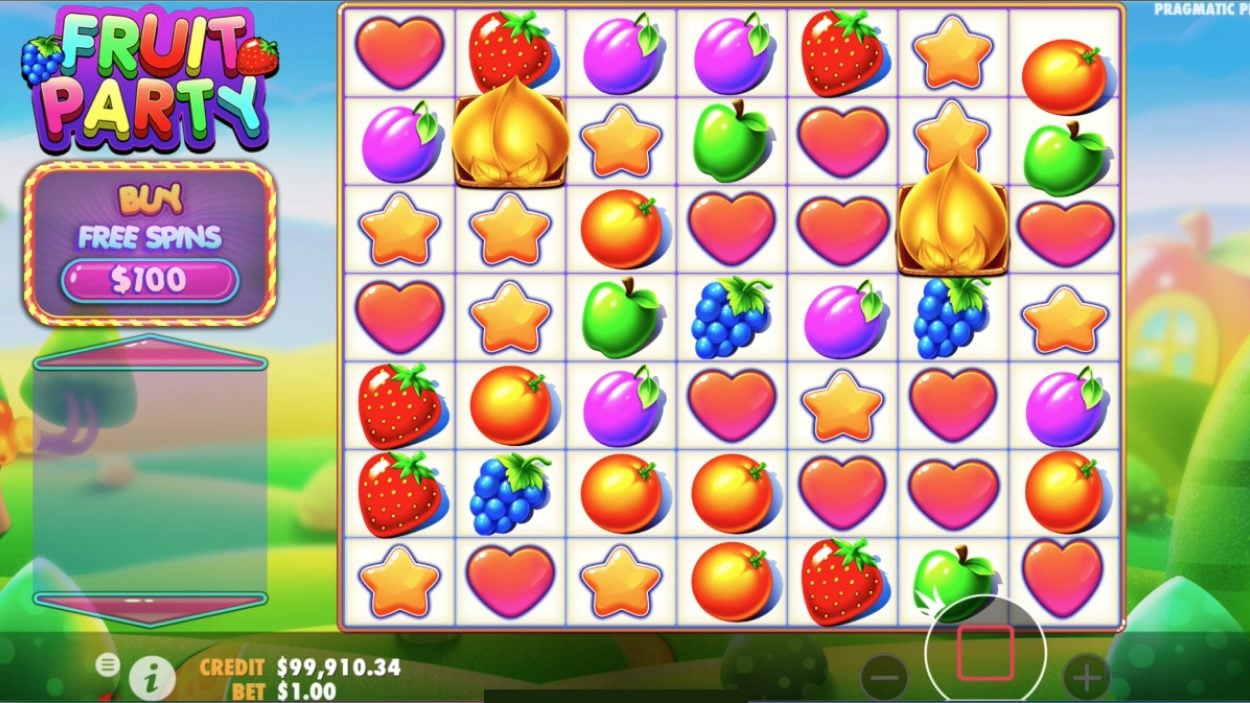 Скриншот слота Fruit Party от Pragmatic Play