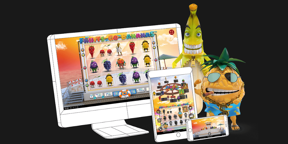 Скриншот слота Fruits Go Bananas от Wazdan