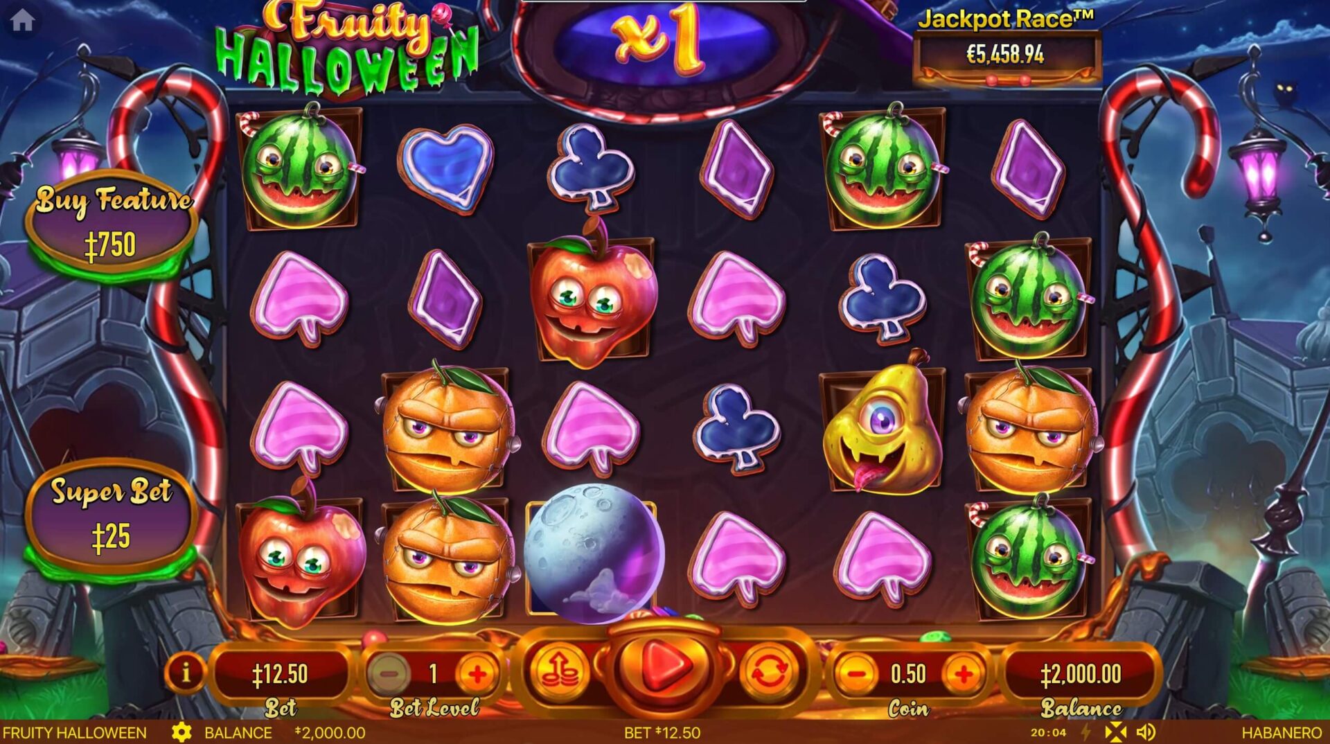 Скриншот слота Fruity 3×3 от 1x2 Gaming