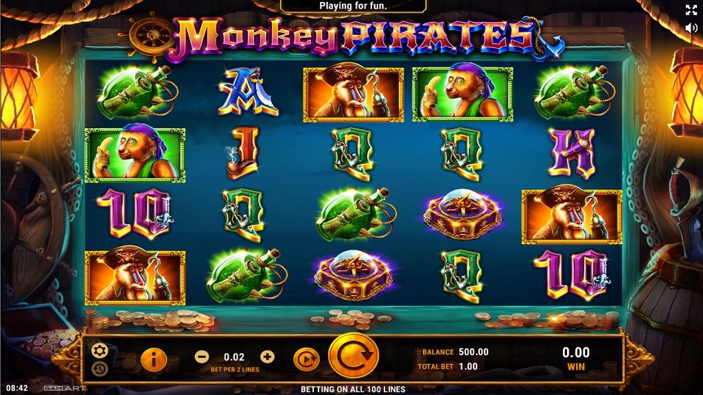 Скриншот слота Fun Monkey от Triple Profits Games