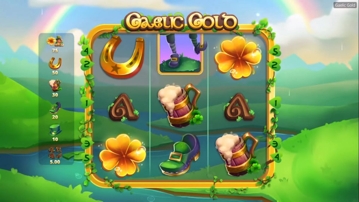 Скриншот слота Gaelic Gold от Nolimit City