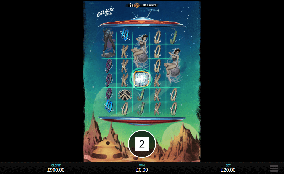 Скриншот слота Galactic Girls от Eyecon