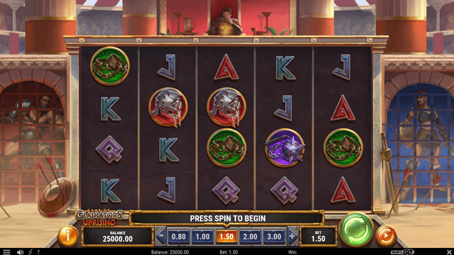 Скриншот слота Игра Game of Gladiators от Play'n GO