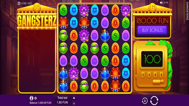 Скриншот слота Gangsterz от BGaming