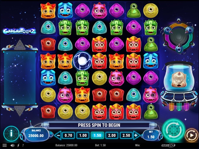 Скриншот слота Gargantoonz от Play'n GO