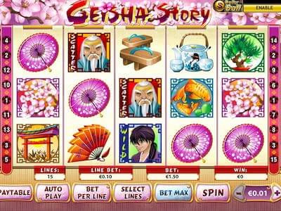 Скриншот слота Geisha Story от Playtech
