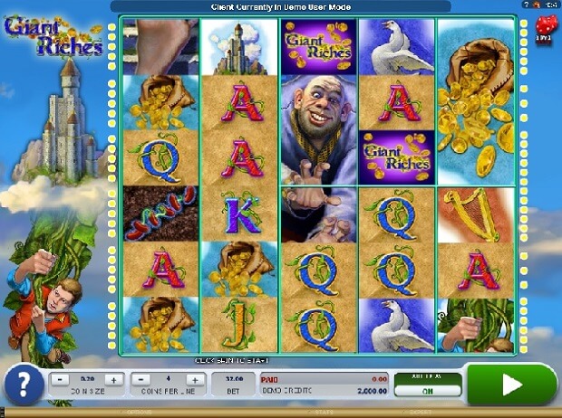 Скриншот слота Giant Riches от 2by2 Gaming
