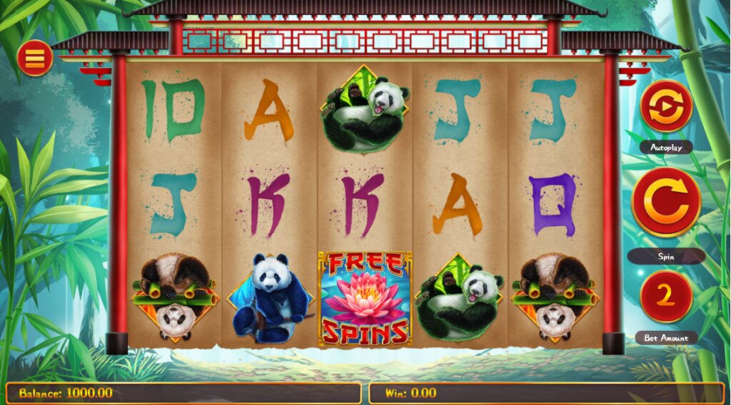 Скриншот слота Giant Panda от Spearhead
