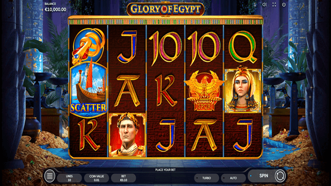 Скриншот слота Glory of Egypt от Endorphina