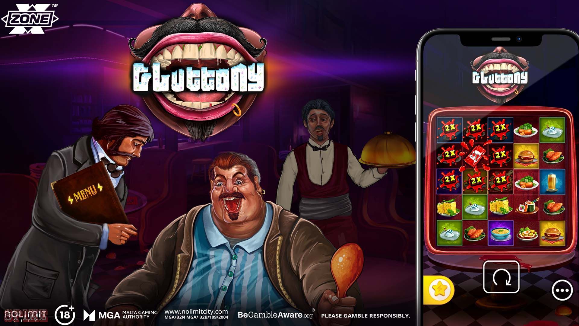 Скриншот слота Gluttony от Nolimit City