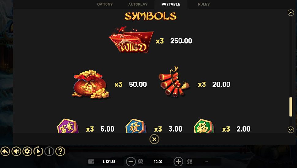 Скриншот слота Gold Tiger Ascent от Betsoft
